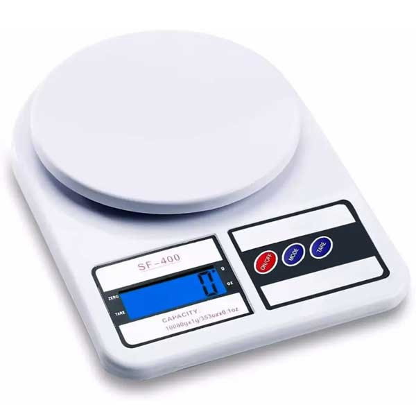 ترازو آشپزخانه خانه دیجیتال مدل SF_400 مناسب اندازه گیری دقیق مواد غذایی