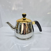 قوری و کتری استیل طلایی