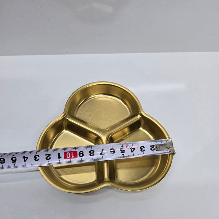 اردوخوری سه خانه گرد استیل