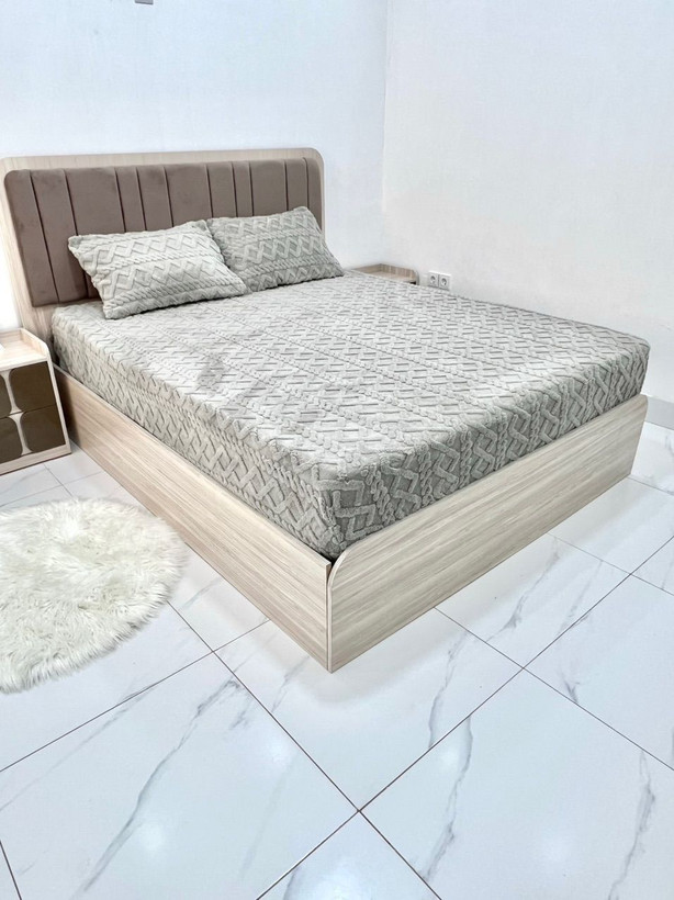 کاور تشک مخمل طوسی